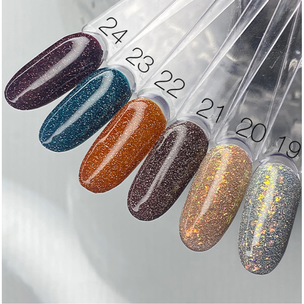 Saga Profesional Гель-лак Светоотражающий Fiery gel №24 9763330 Украина 9 ml