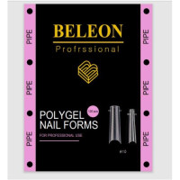 Designer/ Beleon Верхние формы (типсы) для наращивания, Pipe.120 шт. 9762474 Китай