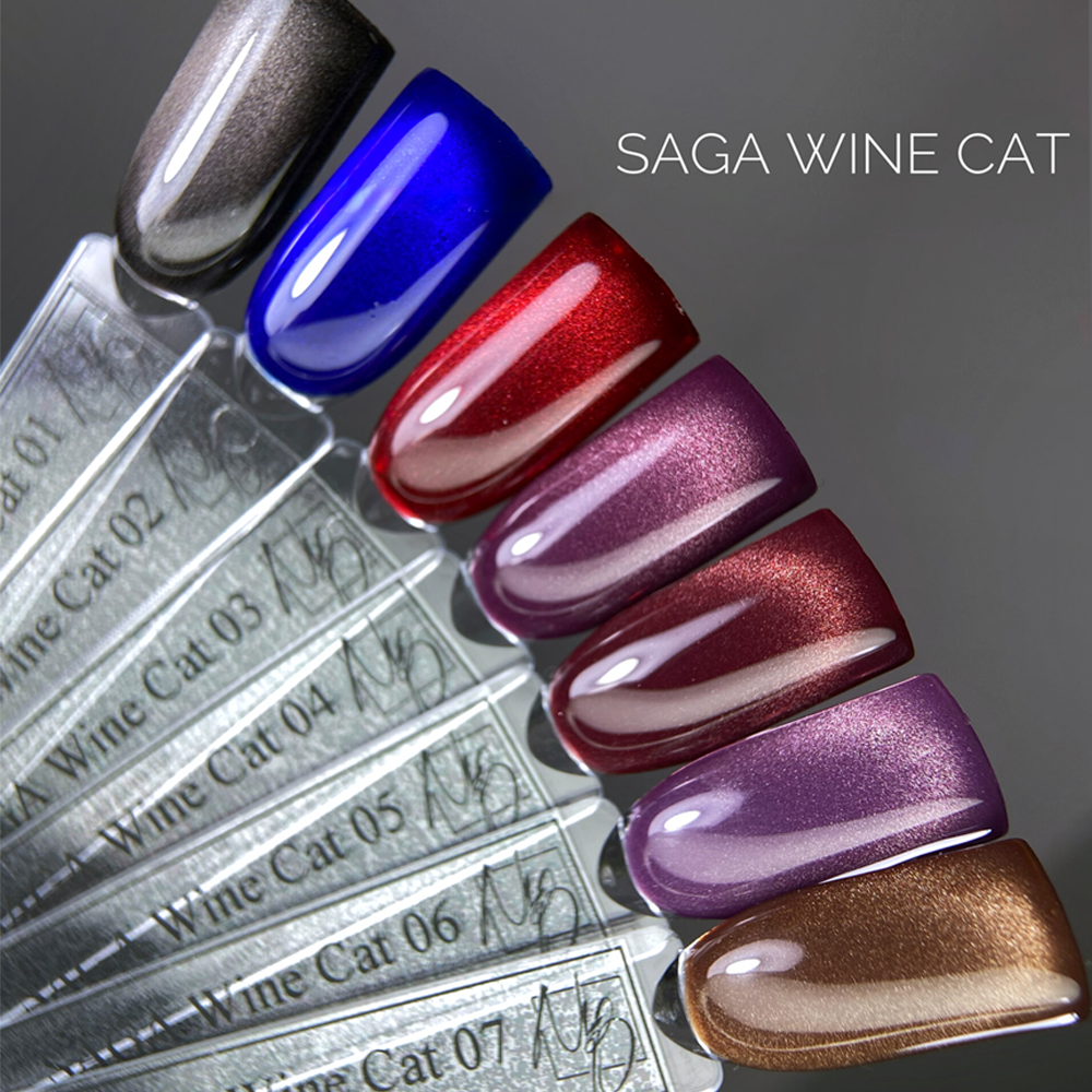 Saga Profesional Гель-лак Гель лак Wine Cat №05 9763712 Украина 10 ml