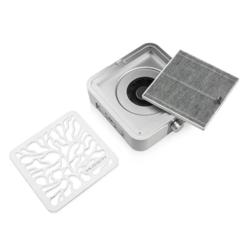 Вытяжка MUSSON X3 SILVER на 72 вт. для маникюра и педикюра 9764029 Special Nail Китай