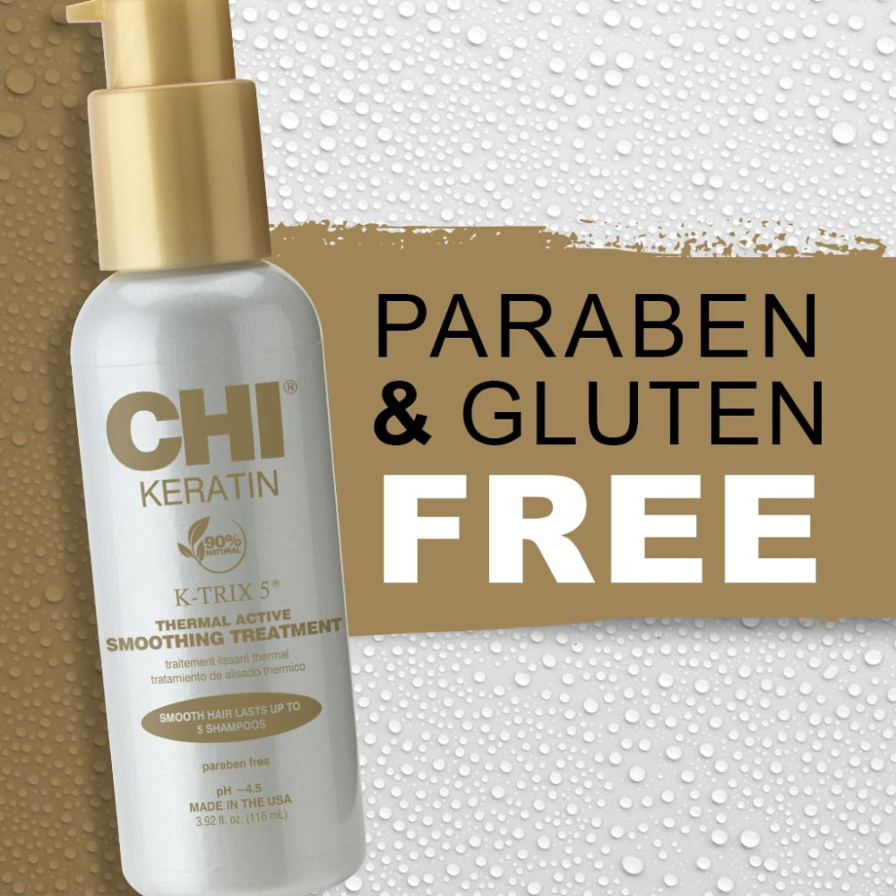 CHI KERATIN K-TRIX 5 SMOOTHING TREATMENT Разглаживающее средство для волос 19585 США 116 ml