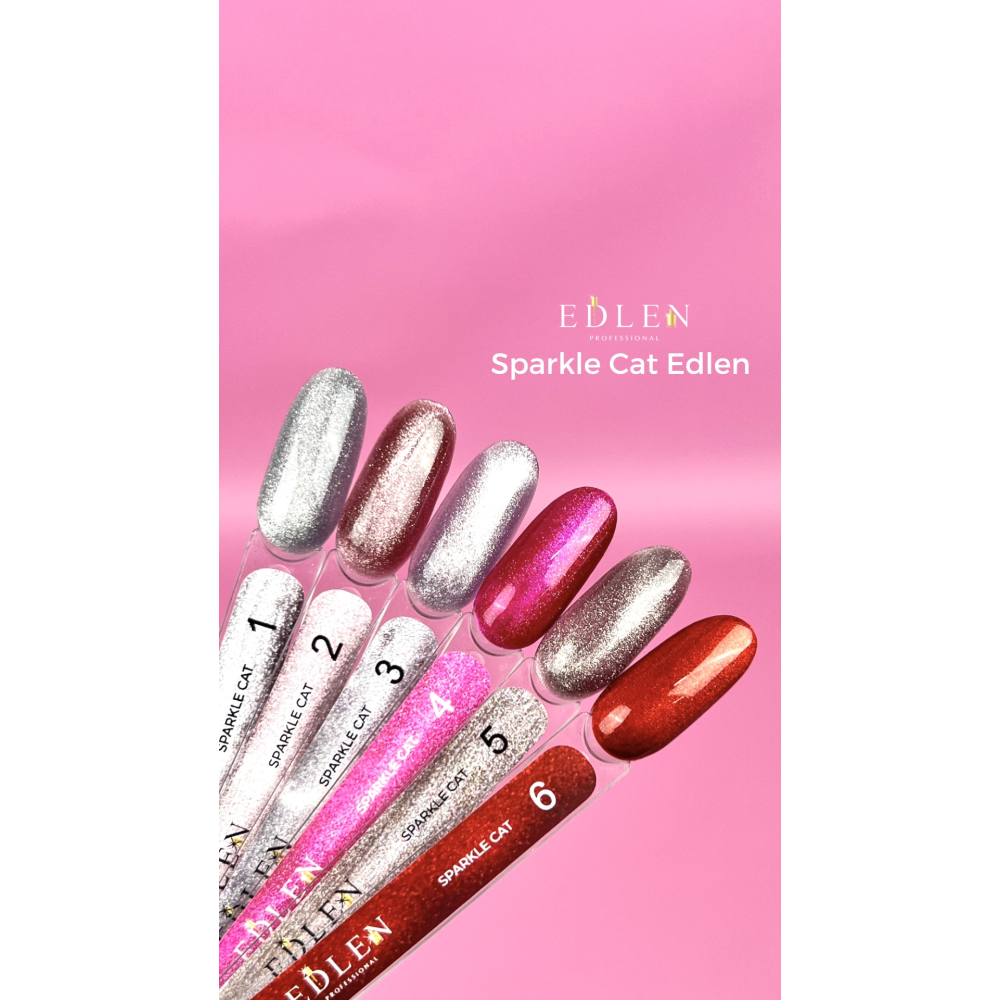Гель-лак Sparkle cat №02 4000371902 Edlen Германия 9 ml