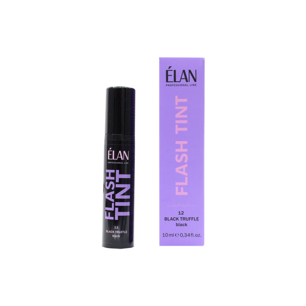 ELAN Оклюзивная система окрашивания бровей и ресниц «FLASH TINT» 12 black truffle 9763730 Чехия
