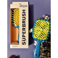 Janeke Superbrush  щітка для волосся  синя з жовтим 86SP226 BLG Італія