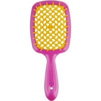 Janeke Superbrush small щітка для волосся рожева з жовтим 86SP234 FY Італія