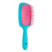 Janeke Superbrush small щітка для волосся бірюзова з рожевим 86SP234 AR Італія