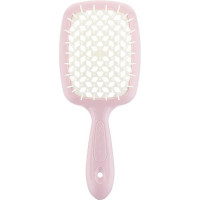 Janeke Superbrush small щітка для волосся рожева з білим 94SP234PNK Італія