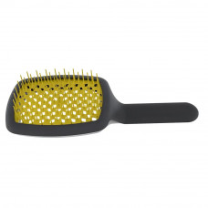 Janeke Curvy m щітка для волосся чорна з жовтим SP508.A NGS Італія