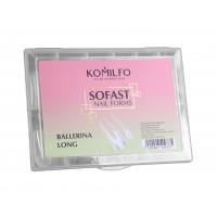 SoFast Nail Forms, Ballerina Long.240 шт 456071 Komilfo Україна