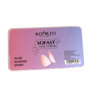 SoFast Nail Forms, Nude Almond Short.300 шт 456075 Komilfo Україна