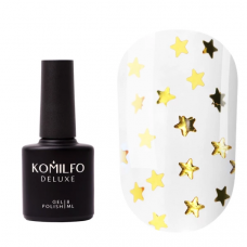 Komilfo No Wipe Star Nails Gold Top, 8 мл 508005 Komilfo Україна