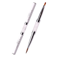 Кисточка для геля Double Acrylic 6 (Kolinsky)/Gel flat 6 (Nylon) 455001 Комилфо Украина