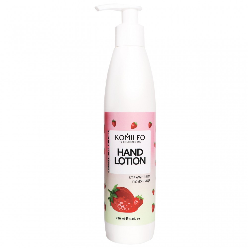 Hand Lotion Strawberry- лосьйон для рук полуниця 674108 Komilfo Україна 250 ml