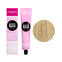 Краска Безаммиачная Matrix Sokolor Sync Pre-Bonded, тонер на щелочной основе для волос тон-в-тон, без содержания аммиака, оттенок 10V E3574800 США 90 ml