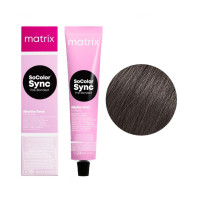 Краска Безаммиачная Matrix Sokolor Sync Pre-Bonded, тонер на щелочной основе для волос тон-в-тон, без содержания аммиака, оттенок 5AA E3665500 США 90 ml