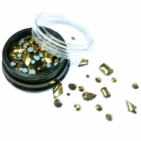 Камні Діамант 3D (золото) ML1172 Nails Molekula США