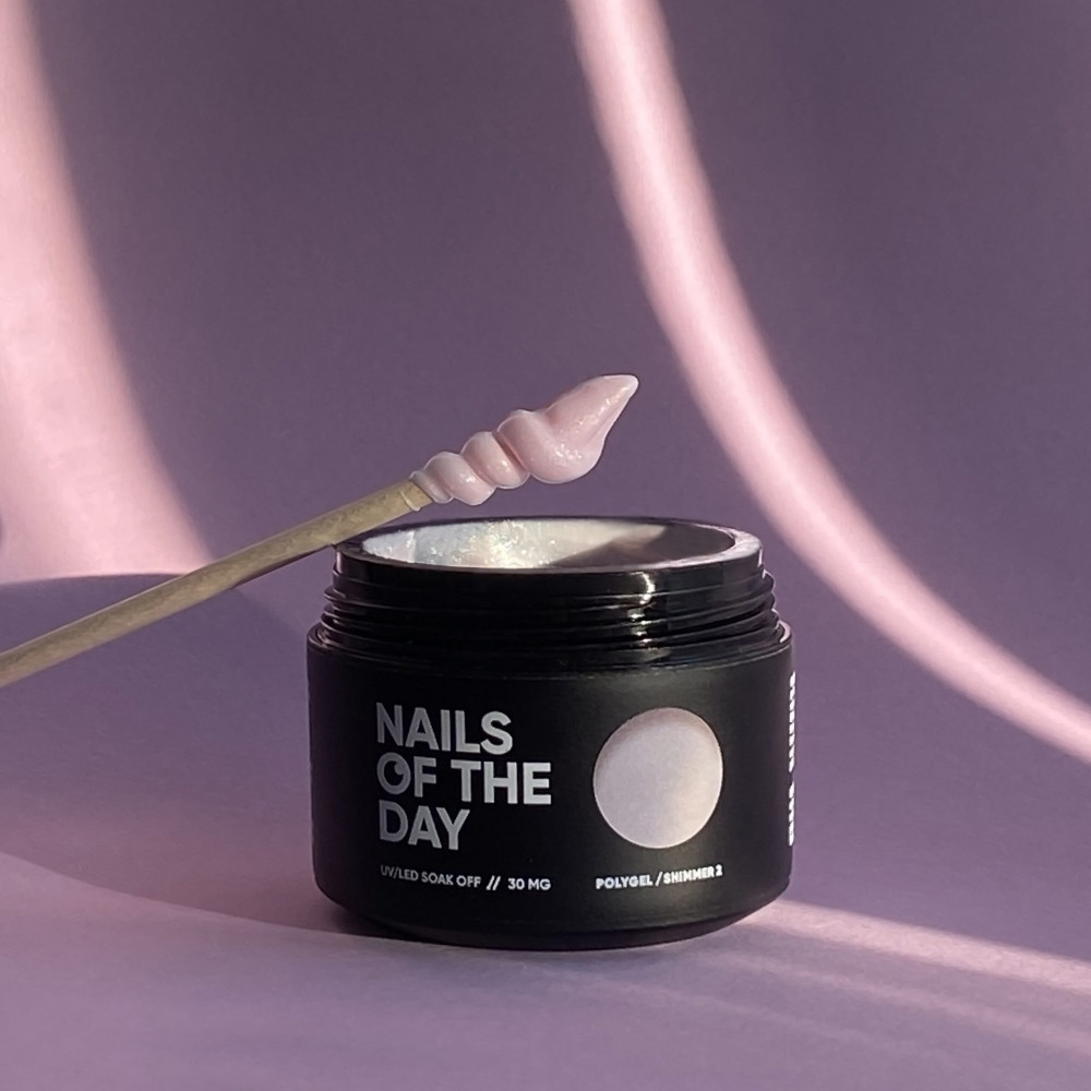 NAILS OF THE DAY Poly Gel shimmer №02 u0000016291 Украина 30 ml