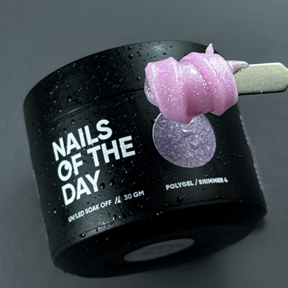 NAILS OF THE DAY Poly Gel shimmer №04 u0000018116 Украина 30 ml