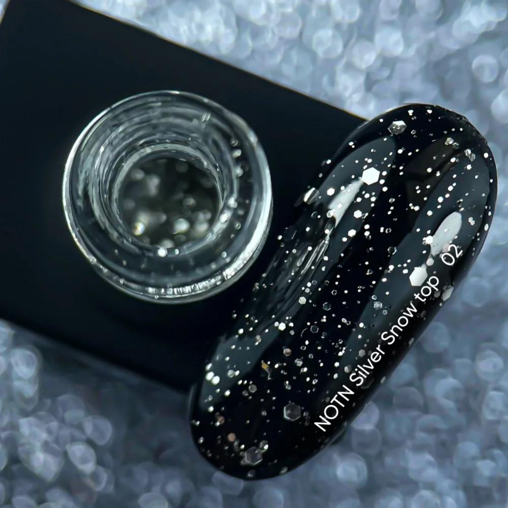 NAILS OF THE DAY Top NAILSOFTHENIGHT SNOW Silver u0001560163 Италия 10 ml