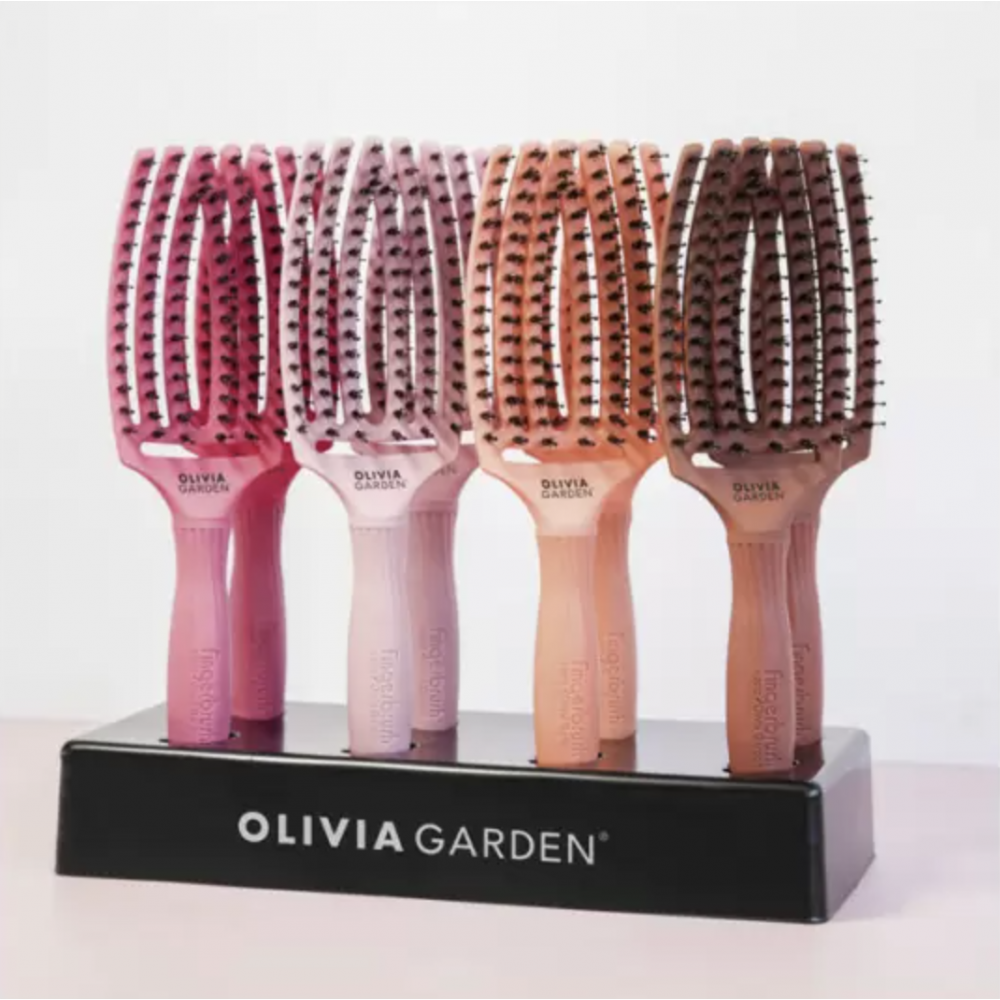 Olivia Garden Масажна щітка FINGER BRUSH COMBO (Рожева) OGBFBC-RO Бельгія medium