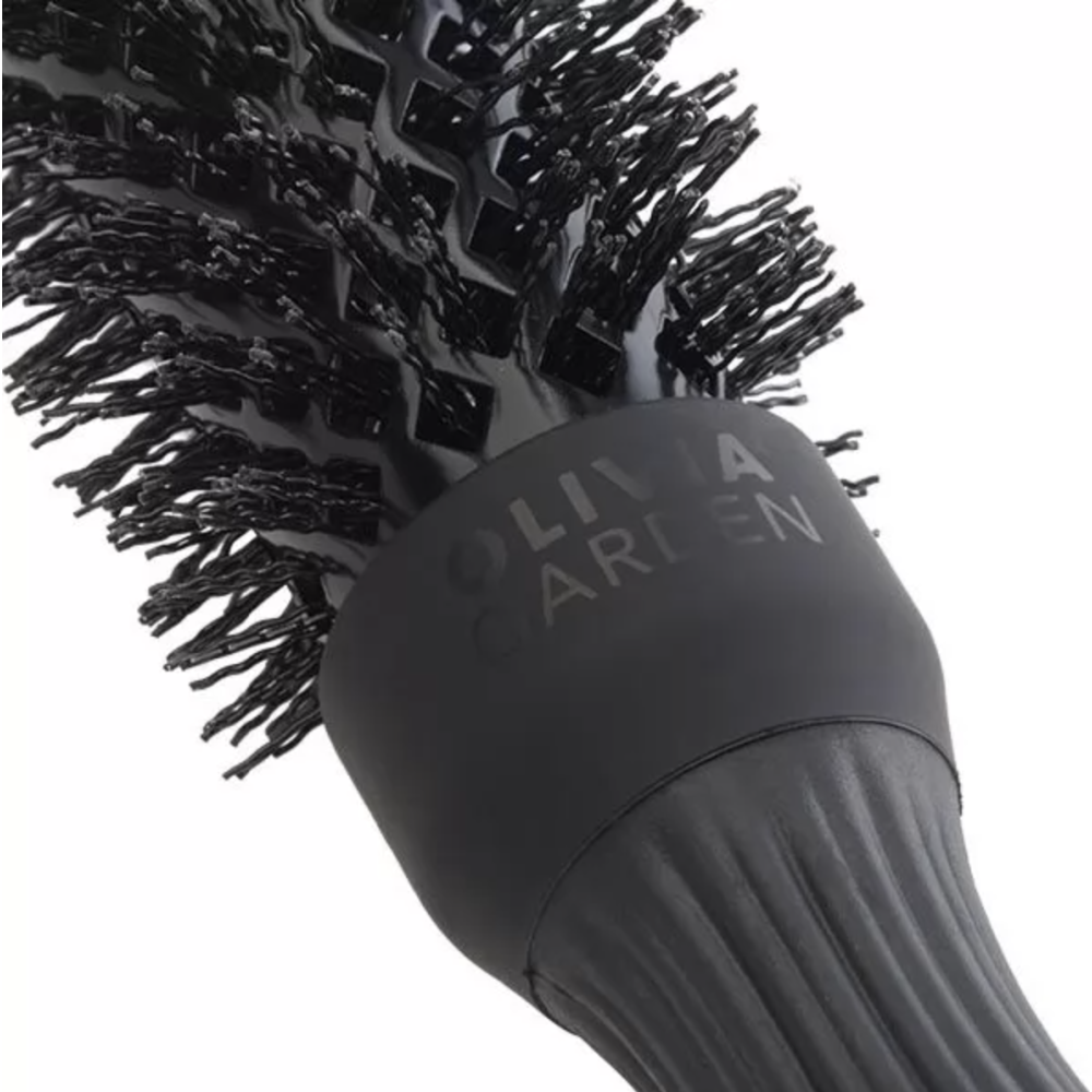 Olivia Garden Термобрашинг Эксперт Blowout Shine Wavy Bristles Black Label OGID2116 Бельгия d. 25