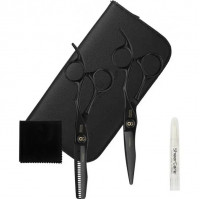 Olivia Garden Набір ножиць PowerCut MATT BLACK  550+628 ID1670 Бельгія