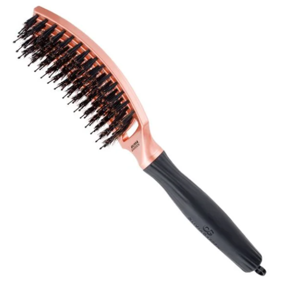 Olivia Garden Массажная щетка FINGER BRUSH COMBO LOVE ROSE ID1689 Бельгия medium