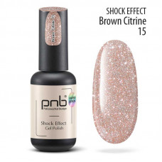 PNB Gel Polish SHOCK EFFECT 15 Brown Citrine 2033 США 8 ml