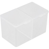 Пластиковий контейнер для безворсових серветок 2 секції 9762012 Special Nail Китай