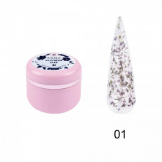 Сухоцвіти для нігтів Saga Professional Flower Fairy Gel гель №01 9761035 Україна 5 ml
