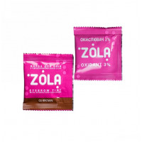 Zola Фарба для брів із колагеном  в саше з окисником 03  Brown 05314 Україна 5 ml