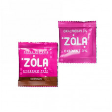 Zola Фарба для брів із колагеном  в саше з окисником 03  Brown 05314 Україна 5 ml