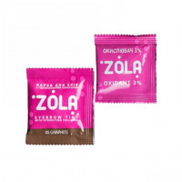 Zola Фарба для брів із колагеном  в саше з окисником 05  Graphite 05318 Україна 5 ml