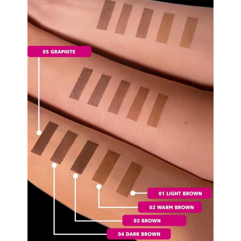 Zola Краска для бровей и ресниц с коллагеном Eyebrow Tint With Collagen (02 Warm Brown) 05311 Украина 15 ml