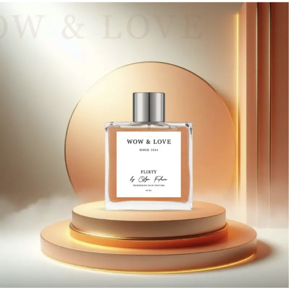 Davroe Парфюм-блеск для волос с шимером Flirty by Olga Fileva WOW_3 Австралия 60 ml
