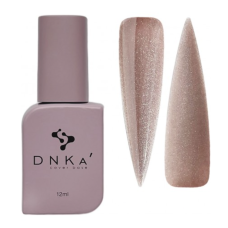 Камуфлирующая база DNKa Cover Base №0012 Shining / Светоотражающий нежно-коричневый с серебряным шиммером 12 мл