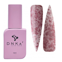 Камуфлирующая база DNKa Cover Base №0010A' Lovely / Розовый с кусочками ярко-розовой талии 12 мл