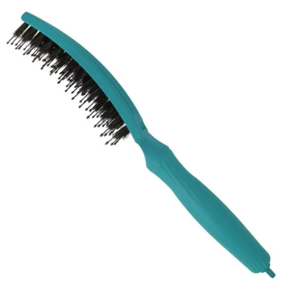 Olivia Garden Щетка FINGERBRUSH Care Iconic Boar&Nylon Blue Lagoon ID1835 Бельгия