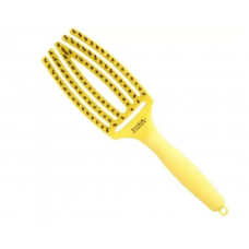 Olivia Garden Щітка FINGERBRUSH Care Iconic Boar&Nylon Yellow Sunshine ID1836 Бельгія