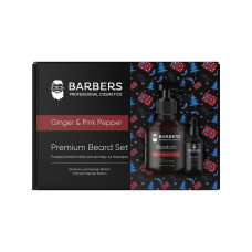 Barbers Подарочный новогодний набор по уходу за бородой Ginger & Pink Pepper 289729 Украина