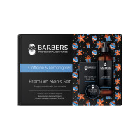Barbers Подарунковий новорічний набір для чоловіків Caffeine & Lemongrass 289726 Україна