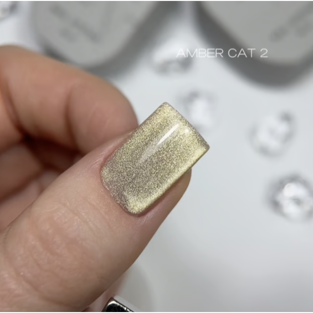 Saga Professional Гель-лак Amber Cat №02 AmC-02 Украина 10 ml