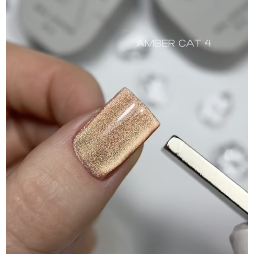 Saga Professional Гель-лак Amber Cat №04 AmC-04 Украина 10 ml