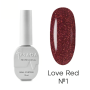 Saga Profesional Гель-лак Love Red №01 LR-01 Украина 10ml