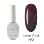 Saga Professional Гель-лак Love Red №02 LR-02 Украина 10 ml