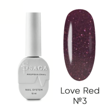Saga Profesional Гель-лак Love Red №03 LR-03 Україна 10 ml