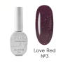 Saga Professional Гель-лак Love Red №03 LR03 Украина 10 ml
