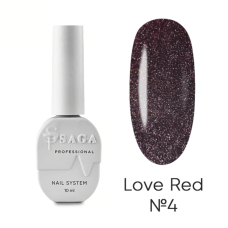 Saga Profesional Гель-лак Love Red №04 LR-04 Україна 10 ml