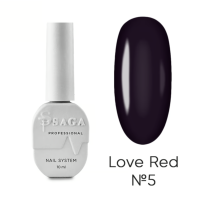 Saga Professional Гель-лак Love Red №05 LR-05 Украина 10 ml