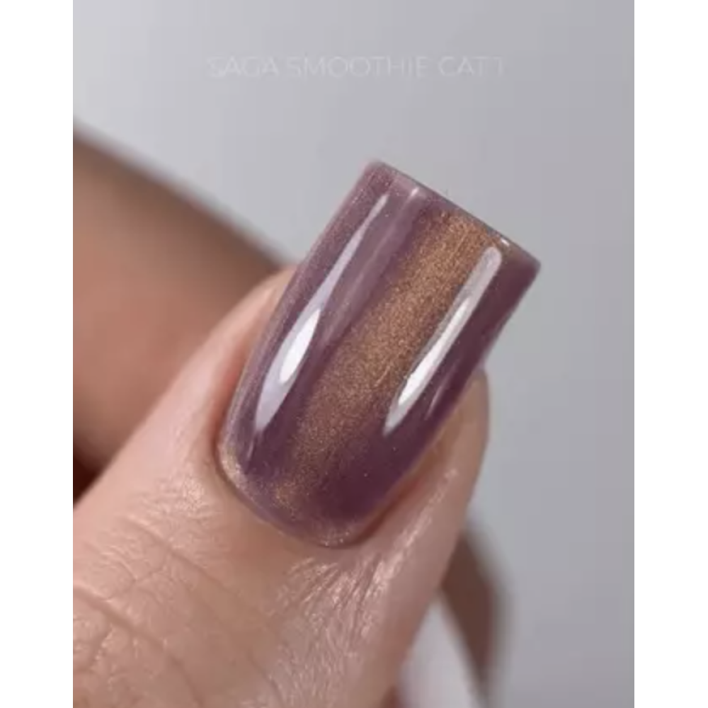 Saga Profesional Гель-лак Кошачий глаз SMOOTHIE CAT №01 SMC-01 Украина 10 ml